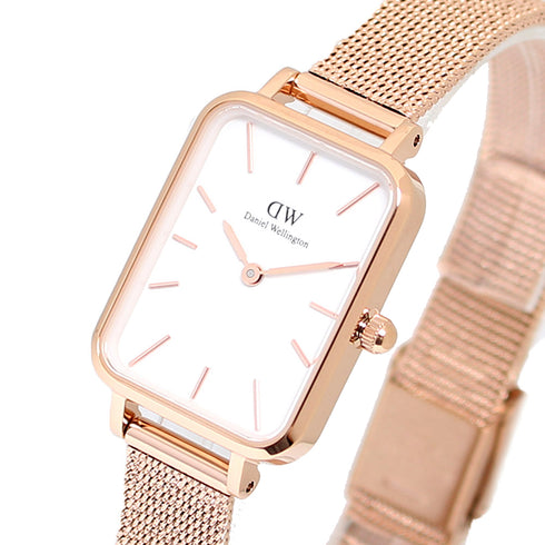 ダニエルウェリントン 腕時計 QUADRO PRESSED MELROSE 20×26 DW00100431 クアドロプレスド ホワイト